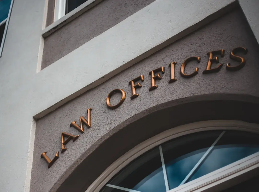 law offices sign on building